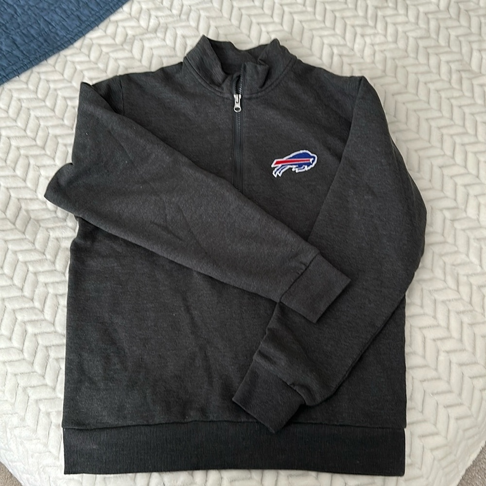 Men’s Buffalo Bills Antigua Quarter-Zip Pullover